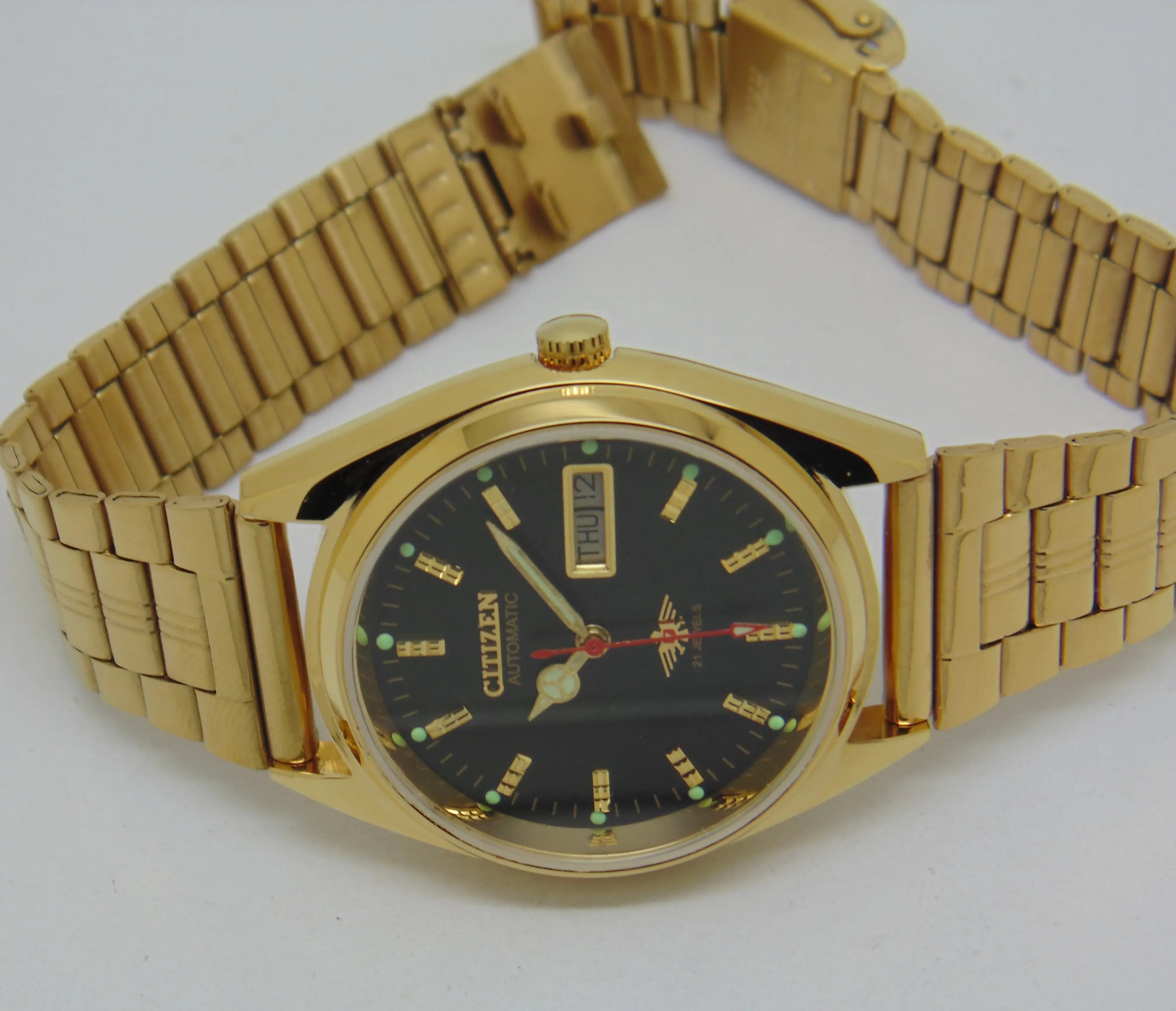 Citizen Automatic 8200 Movement stainless steel Japan Made 21 Jewels Men s Wrist Watch National Watches