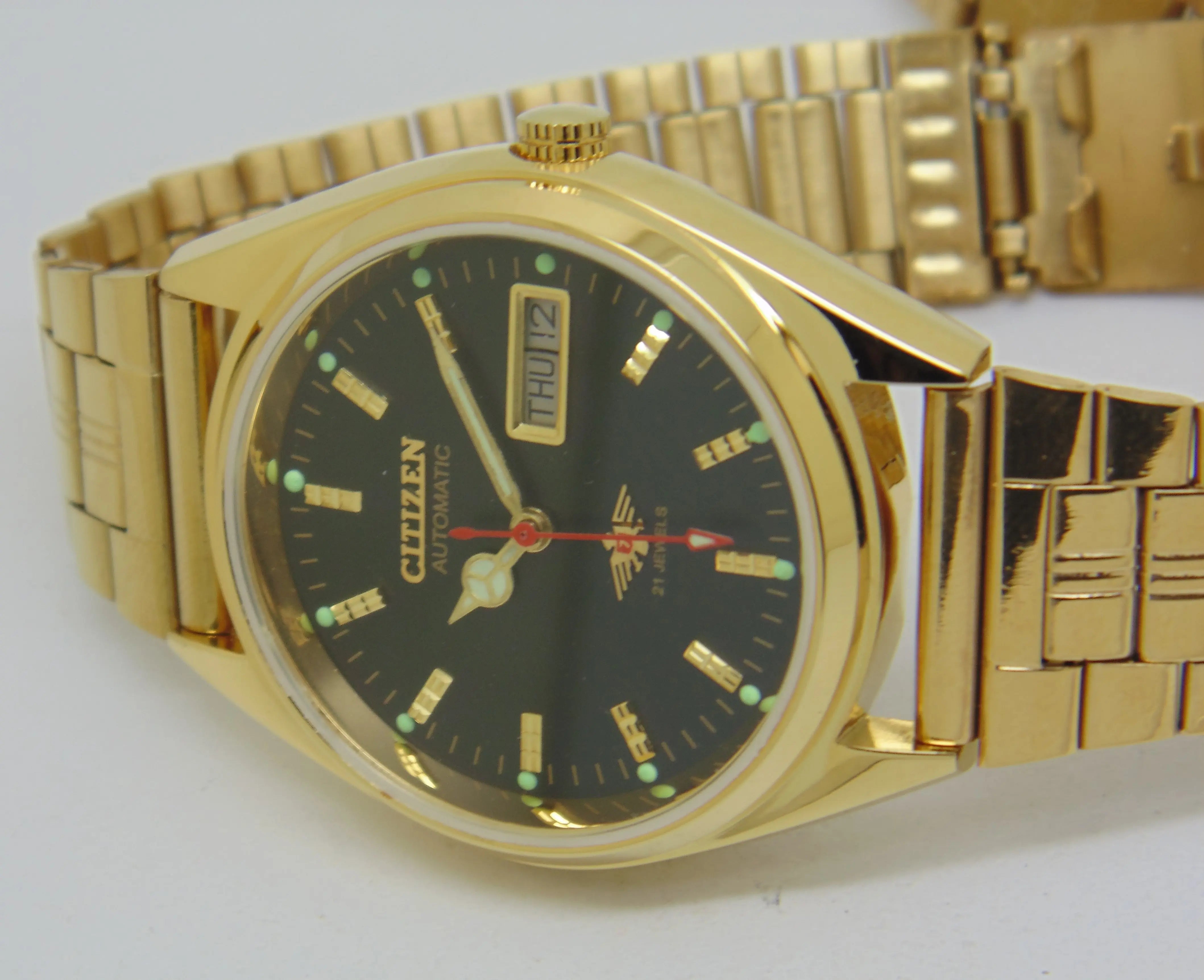 Citizen Automatic 8200 Movement stainless steel Japan Made 21 Jewels Men s Wrist Watch National Watches