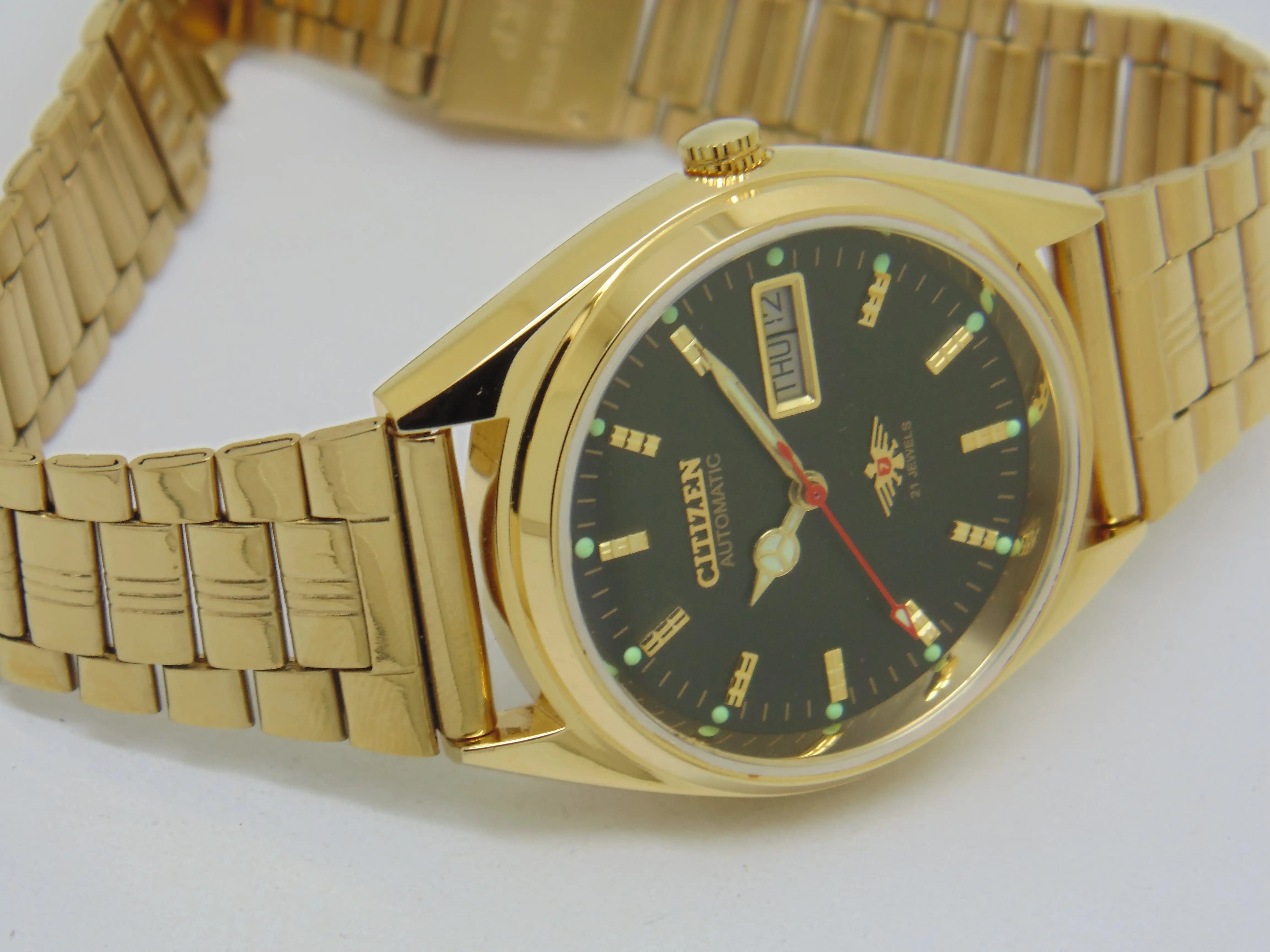 Citizen Automatic 8200 Movement stainless steel Japan Made 21 Jewels Men s Wrist Watch National Watches