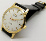 Hmt Pilot Mechanical Handwinding Movement stainless Steel Para Shock 17 Jewels Analog Dial Wrist Watch For Men