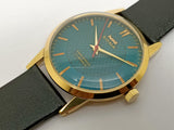 Hmt sona Mechanical Handwinding Movement gold plated Para Jewels Analog Dial Wrist Watch For Men