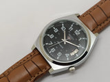 VINTAGE REFURBISHED SEIKO 5 AUTOMATIC JAPAN MENS DAY DATE WATCH - National Watches