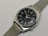 VINTAGE REFURBISHED SEIKO 5 AUTOMATIC JAPAN MENS DAY DATE WATCH - National Watches