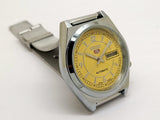 VINTAGE REFURBISHED SEIKO 5 AUTOMATIC JAPAN MENS DAY DATE WATCH - National Watches