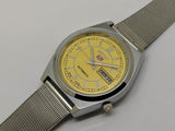 VINTAGE REFURBISHED SEIKO 5 AUTOMATIC JAPAN MENS DAY DATE WATCH - National Watches