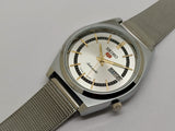 VINTAGE REFURBISHED SEIKO 5 AUTOMATIC JAPAN MENS DAY DATE WATCH - National Watches