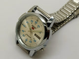 VINTAGE REFURBISHED SEIKO 5 AUTOMATIC JAPAN MENS DAY DATE WATCH - National Watches