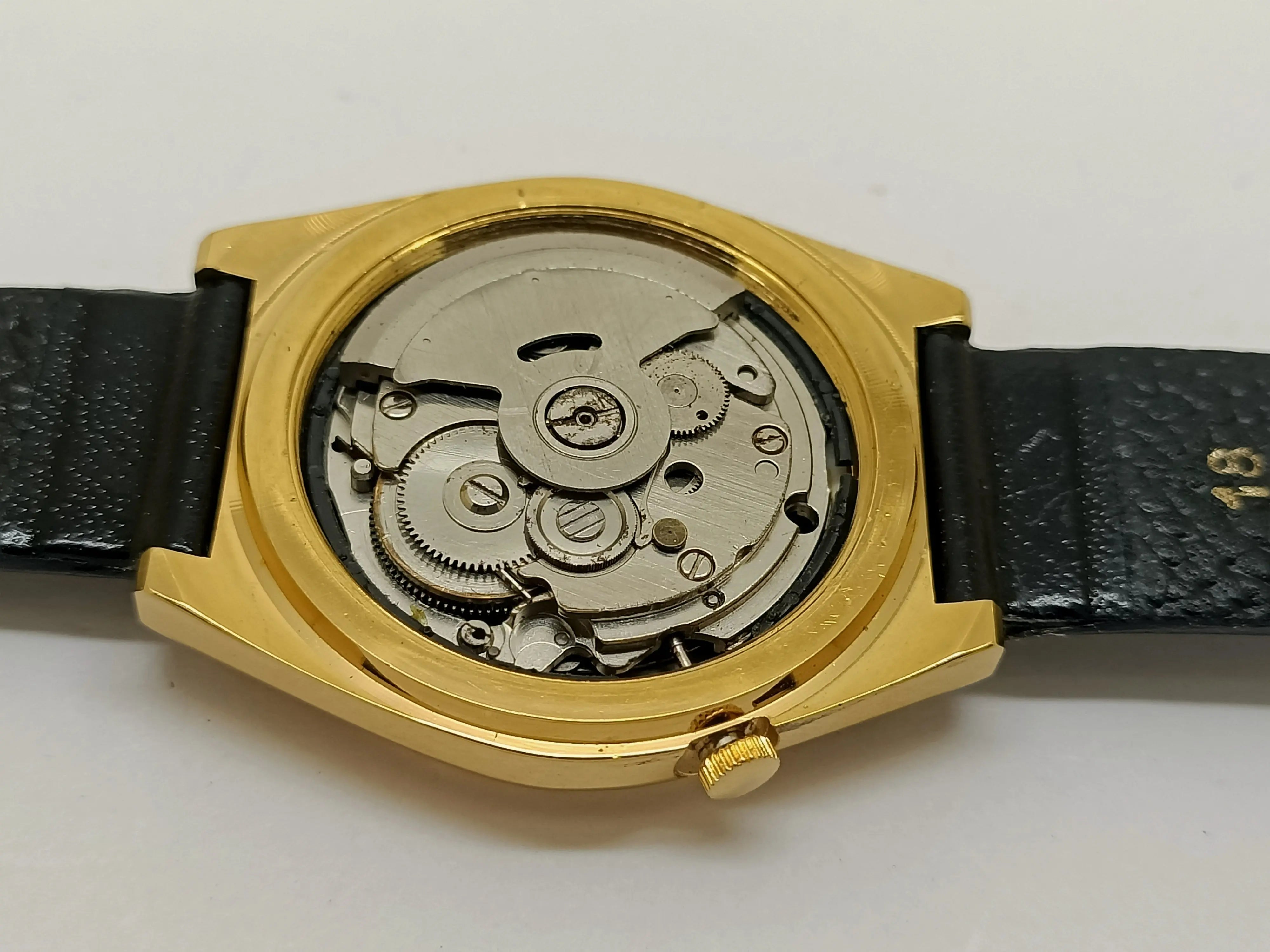 VINTAGE REFURBISHED SEIKO 5 AUTOMATIC JAPAN MENS DAY DATE WATCH - National Watches