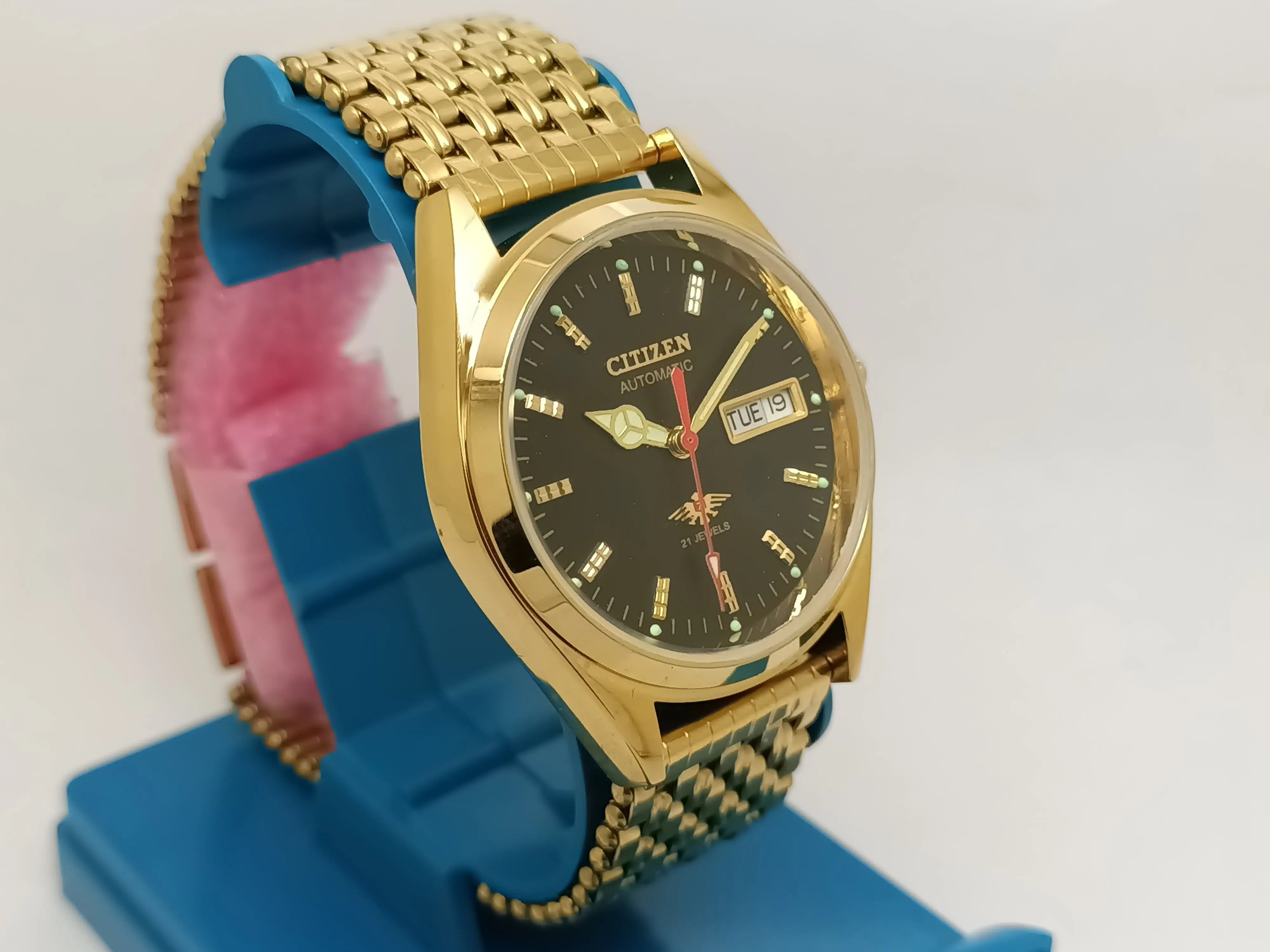 Citizen Automatic 8200 Movement stainless steel Japan Made 21 Jewels Men s Wrist Watch National Watches
