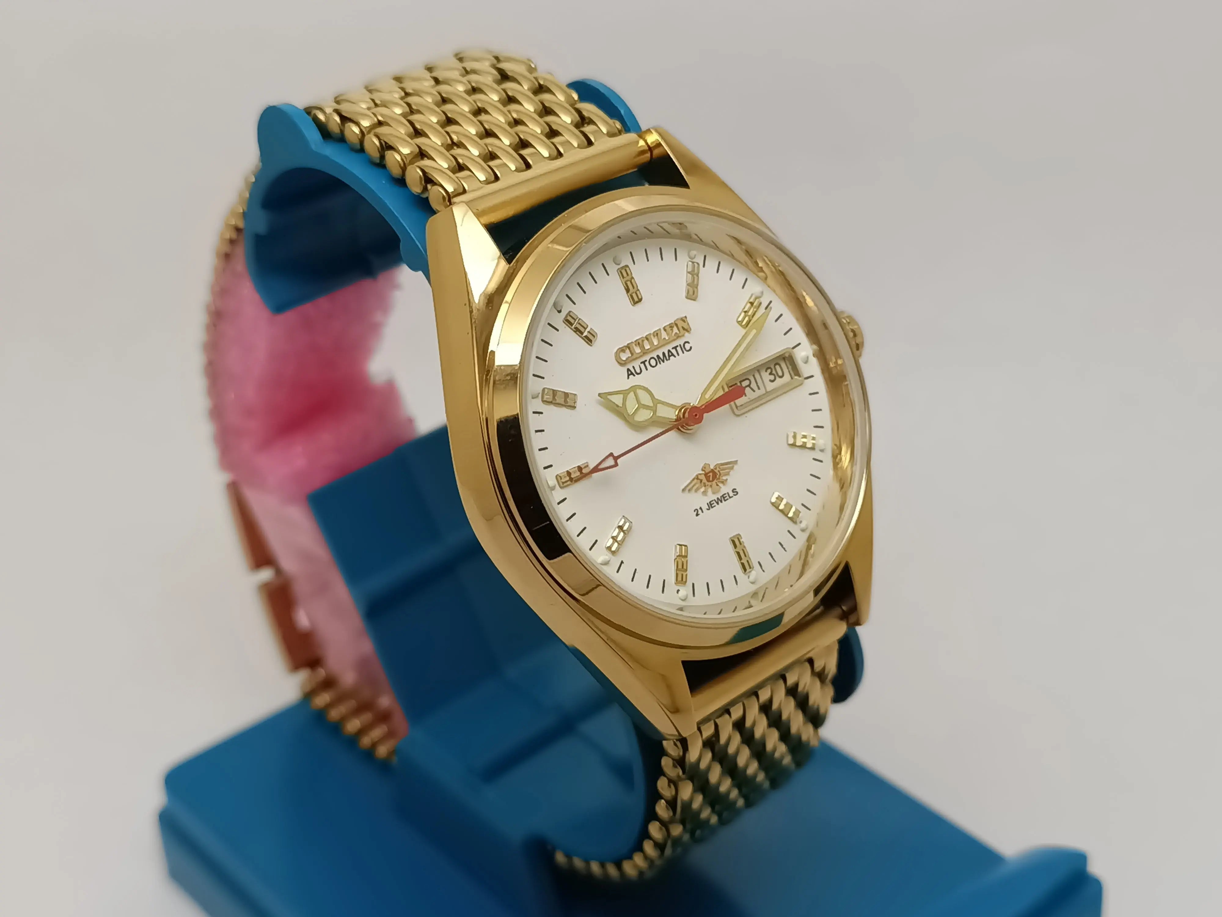 Citizen Automatic 8200 Movement stainless steel Japan Made 21 Jewels Men s Wrist Watch National Watches