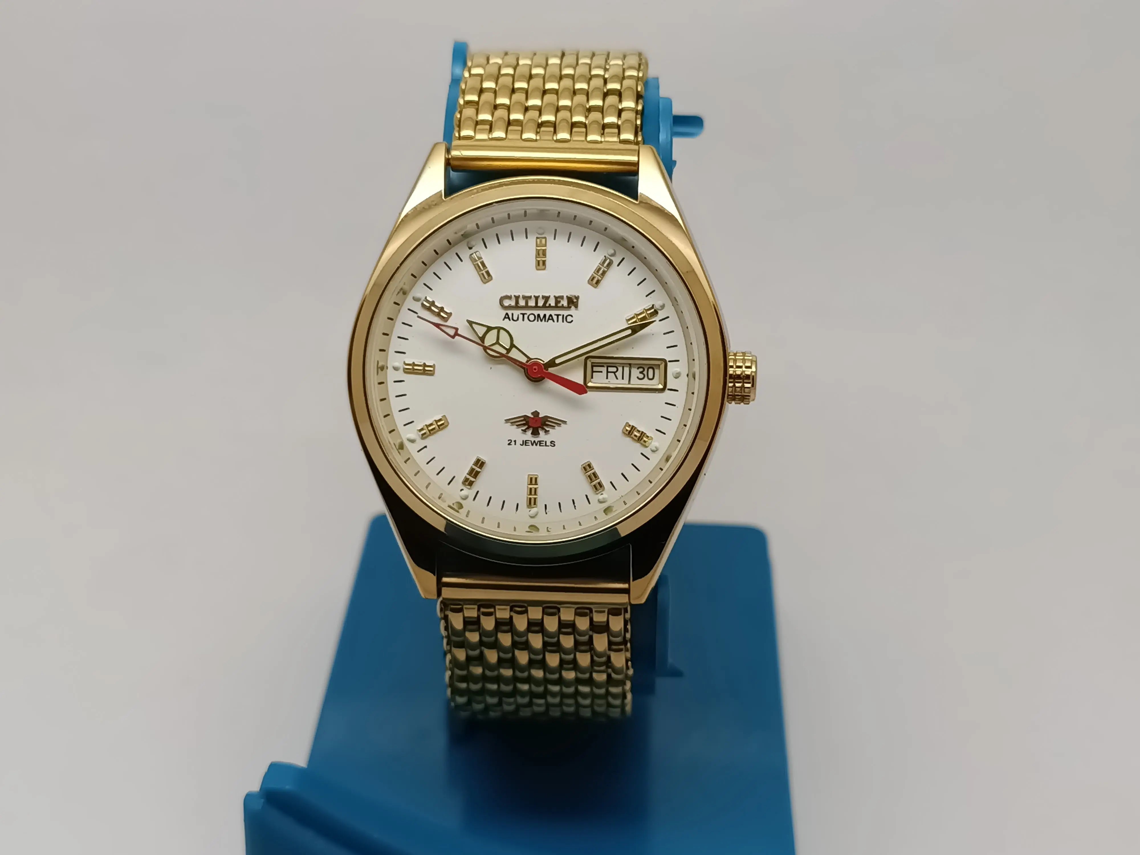 Citizen Automatic 8200 Movement stainless steel Japan Made 21 Jewels Men s Wrist Watch National Watches