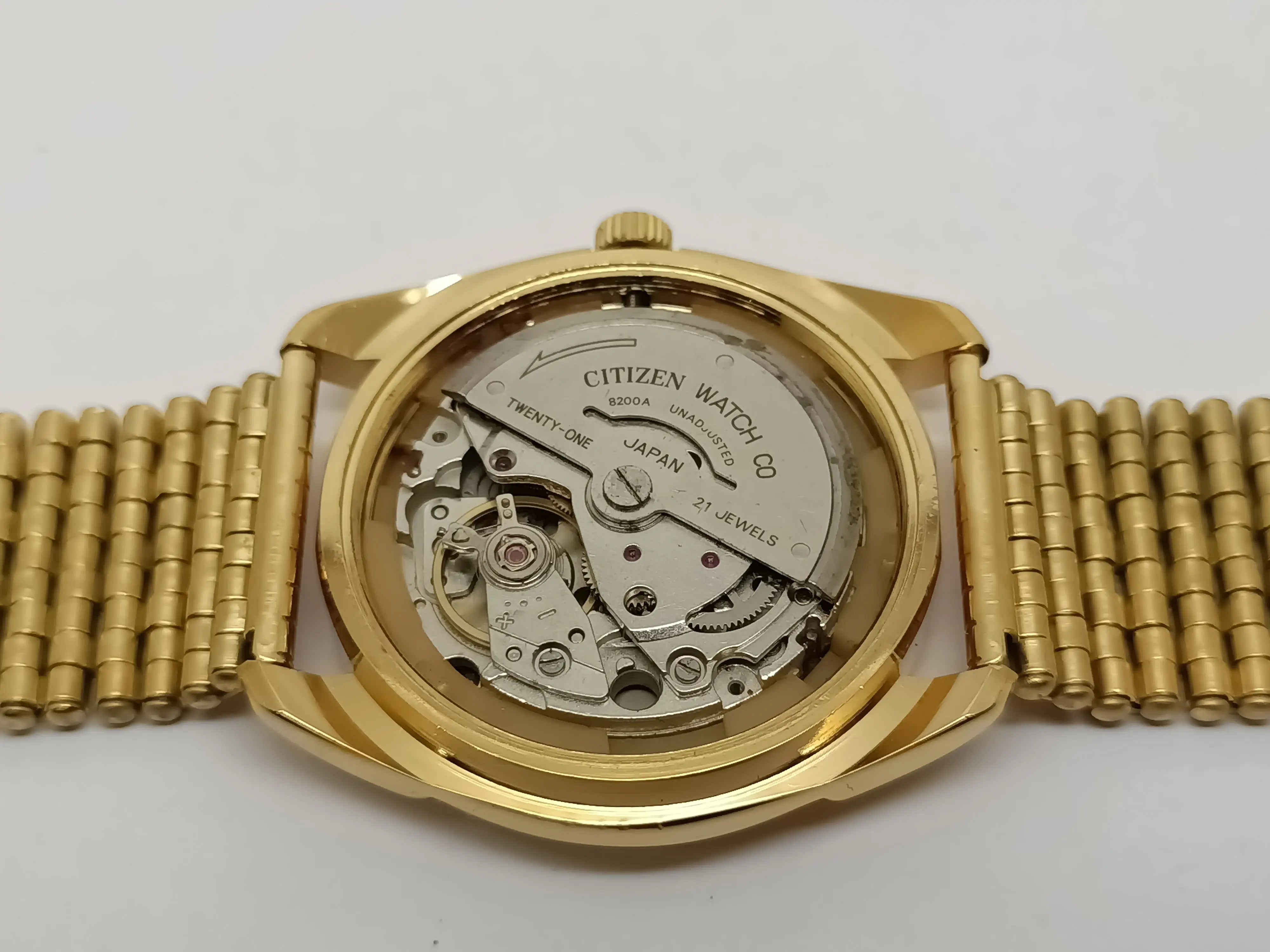 Citizen Automatic 8200 Movement stainless steel Japan Made 21 Jewels Men s Wrist Watch National Watches