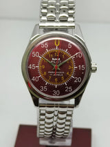 Hmt Pilot Mechanical Handwinding Movement stainless Steel Para Shock 17 Jewels Analog Dial Wrist Watch For Men National Watches