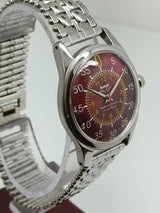 Hmt Pilot Mechanical Handwinding Movement stainless Steel Para Shock 17 Jewels Analog Dial Wrist Watch For Men