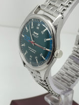 Hmt Pilot Mechanical Handwinding Movement stainless Steel Para Shock 17 Jewels Analog Dial Wrist Watch For Men