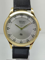 Seiko 5 Black aSeiko Silim Quartz Watch – Sleek, Durable & Stylish Timepiece for Men/WomenDial quartz Watch - National Watches