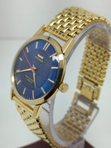 Hmt sona Mechanical Handwinding Movement gold plated Para Jewels Analog Dial Wrist Watch For Men