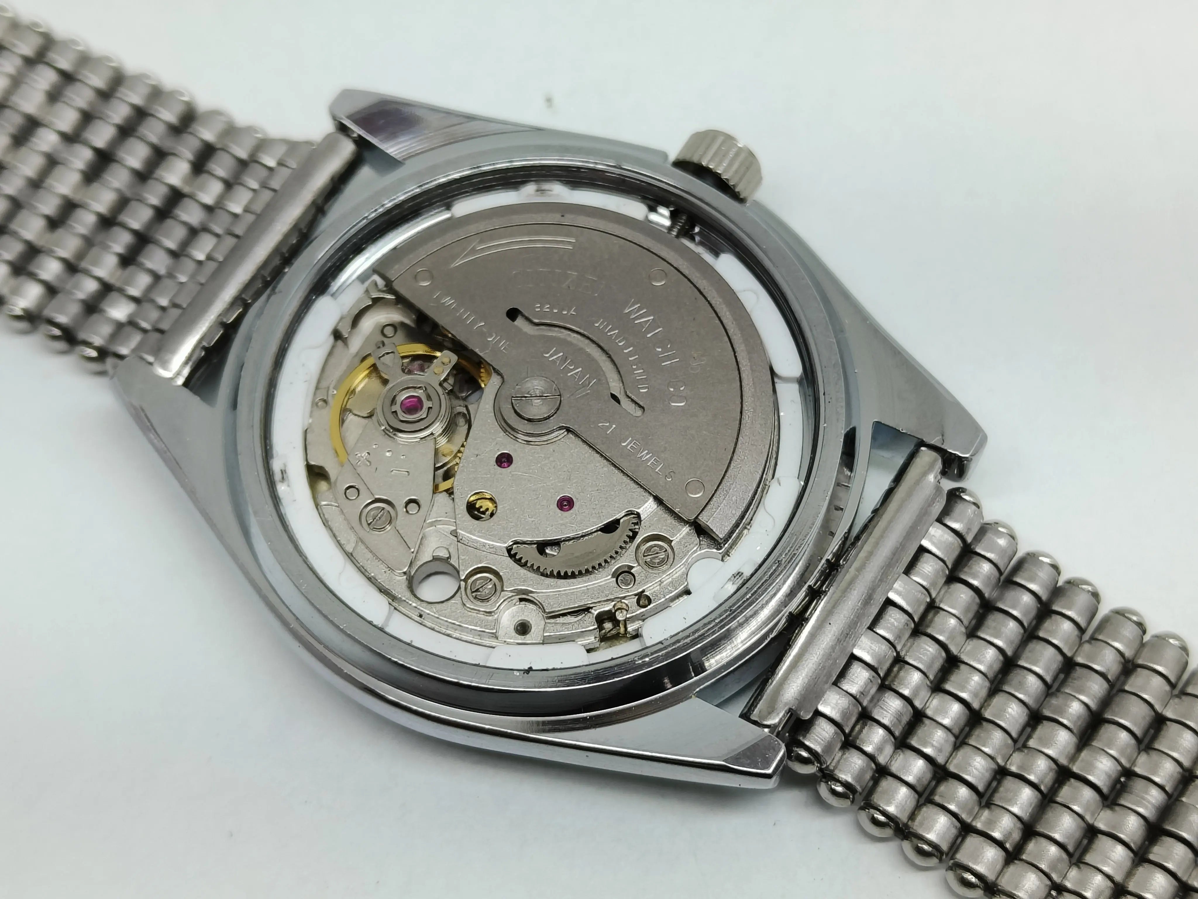 Citizen Automatic 8200 Movement stainless steel Japan Made 21 Jewels Men s Wrist Watch National Watches