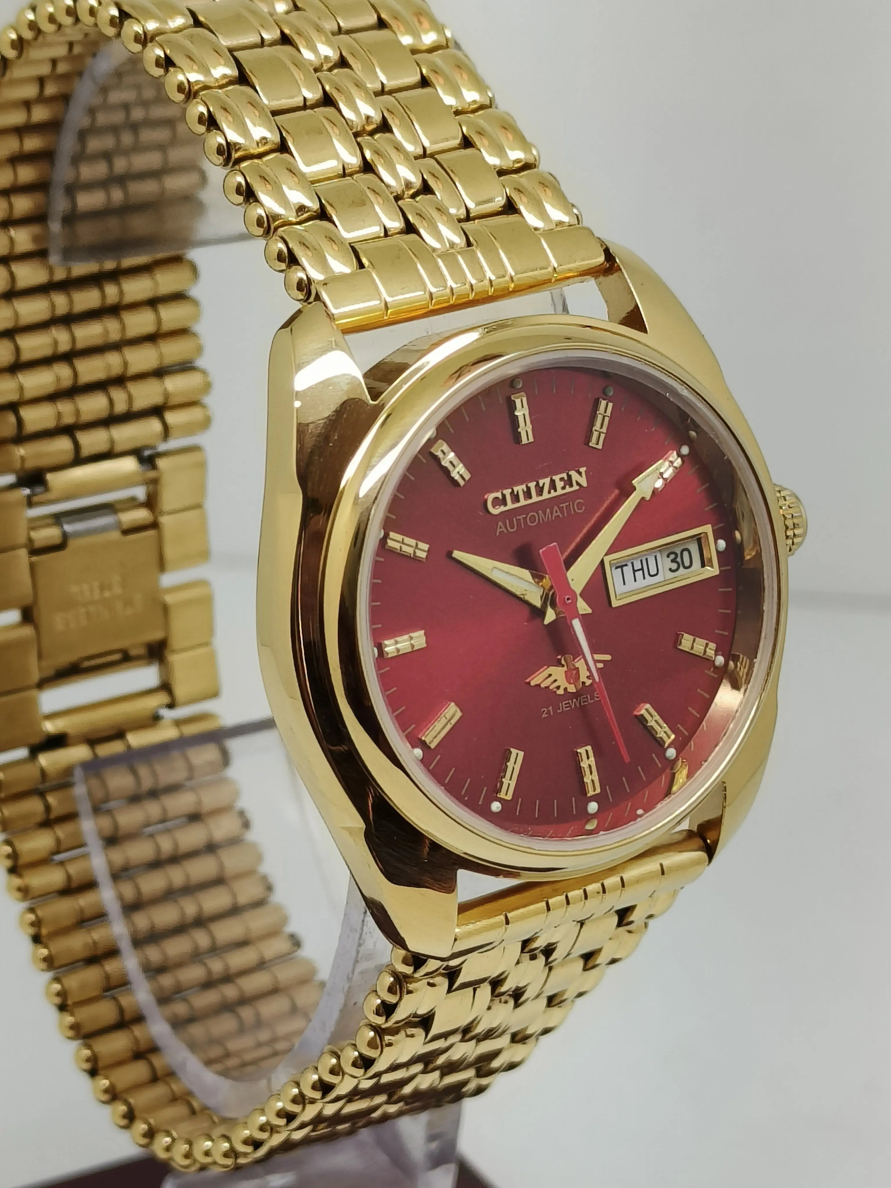 Citizen Automatic 8200 Movement stainless steel Japan Made 21 Jewels Men s Wrist Watch National Watches