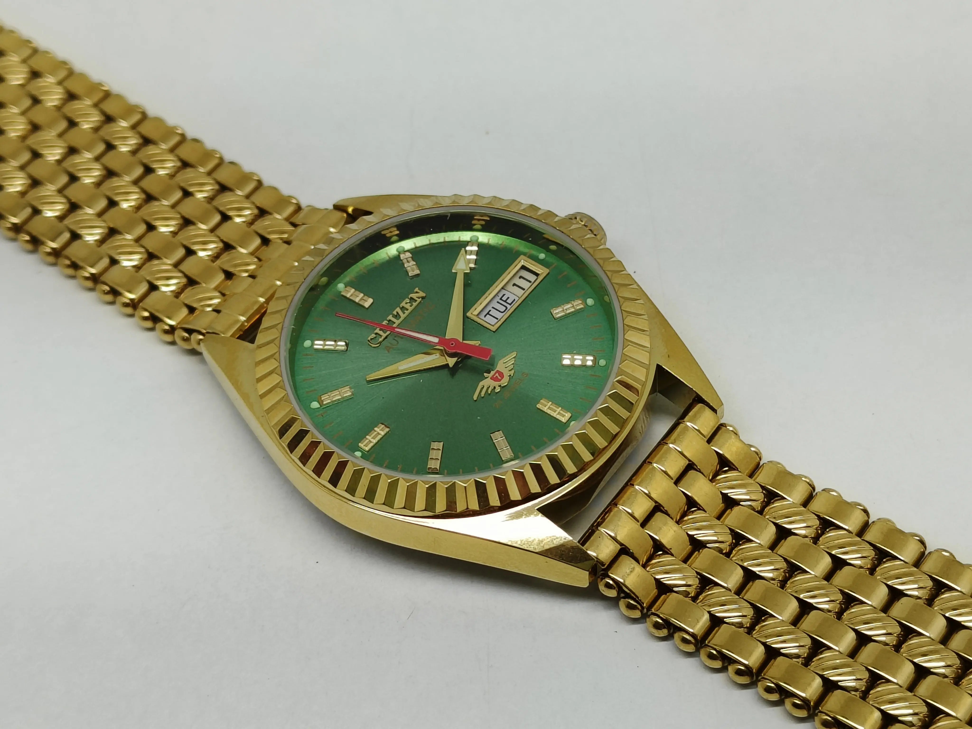 Citizen Automatic 8200 Movement stainless steel Japan Made 21 Jewels Men s Wrist Watch National Watches