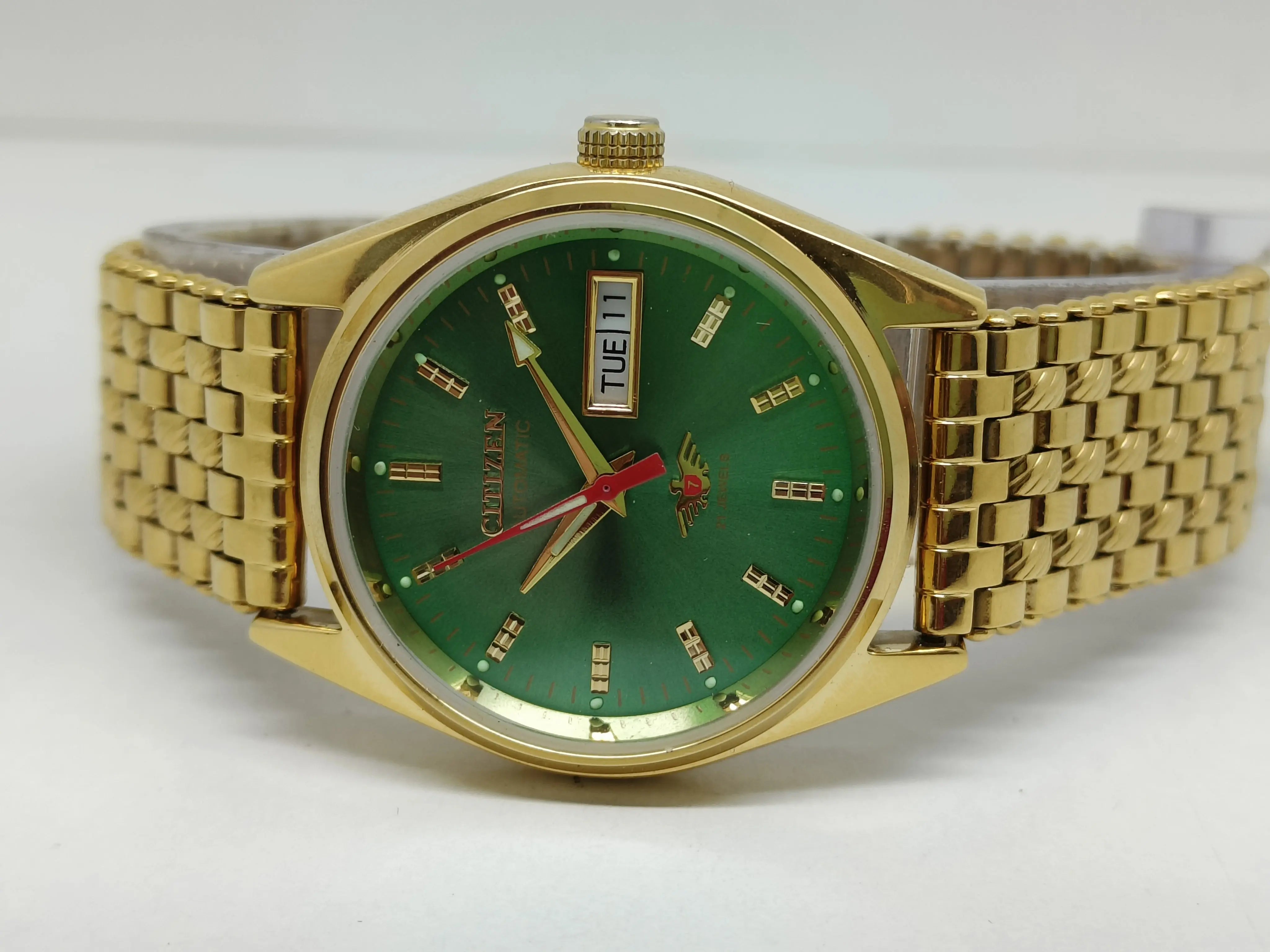 Citizen Automatic 8200 Movement stainless steel Japan Made 21 Jewels Men s Wrist Watch National Watches