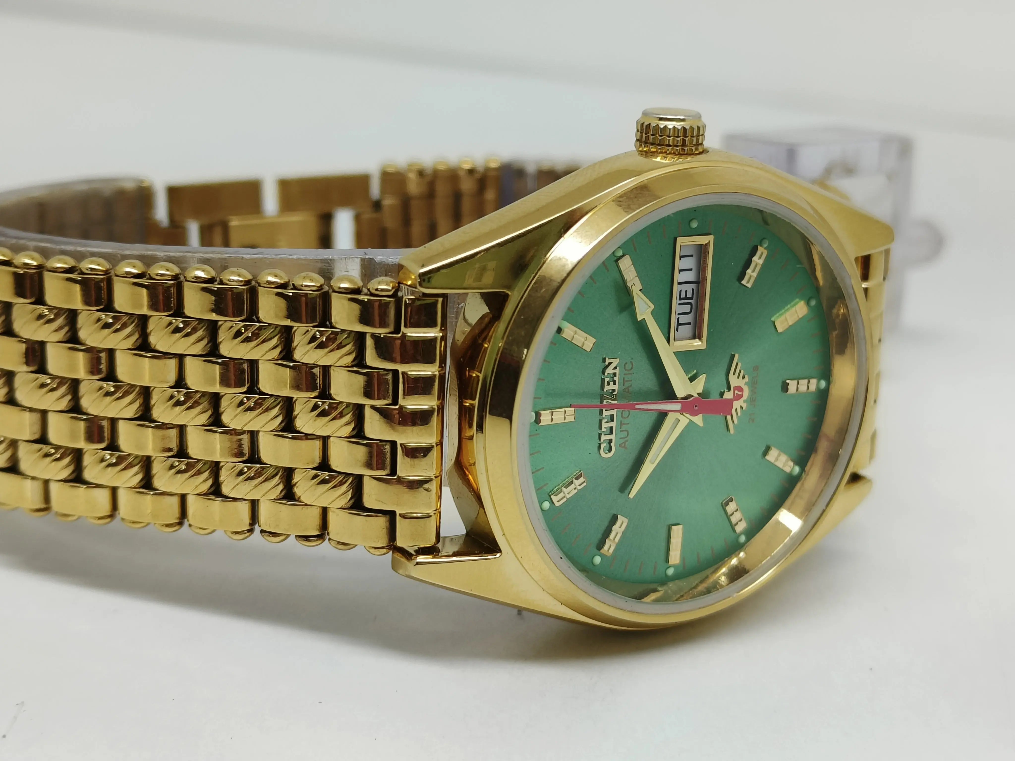 Citizen Automatic 8200 Movement stainless steel Japan Made 21 Jewels Men s Wrist Watch National Watches