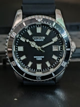 Seiko 5 Black Dial Automatic sports Watch - National Watches