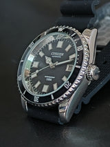 Seiko 5 Black Dial Automatic sports Watch - National Watches