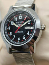 Seiko 5 Vintage Lime Green Dial – Refurbished Bold Style National Watches