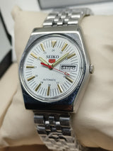 Seiko 5 Vintage Burgundy Dial – Refurbished Unique Piece