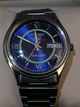 Seiko 5 Vintage Racing Dial – Restored Sport Style