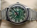Seiko 5 Vintage Lime Green Dial – Refurbished Bold Style