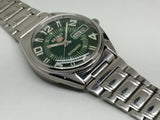 Seiko 5 Vintage Lime Green Dial – Refurbished Bold Style National Watches