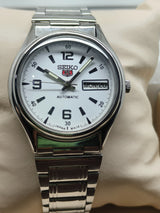Seiko 5 Vintage white Dial – Refurbished Unique Piece National Watches