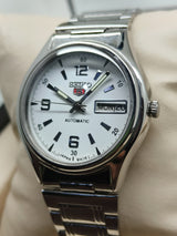 Seiko 5 Vintage white Dial – Refurbished Unique Piece National Watches