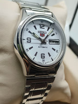 Seiko 5 Vintage white Dial – Refurbished Unique Piece National Watches