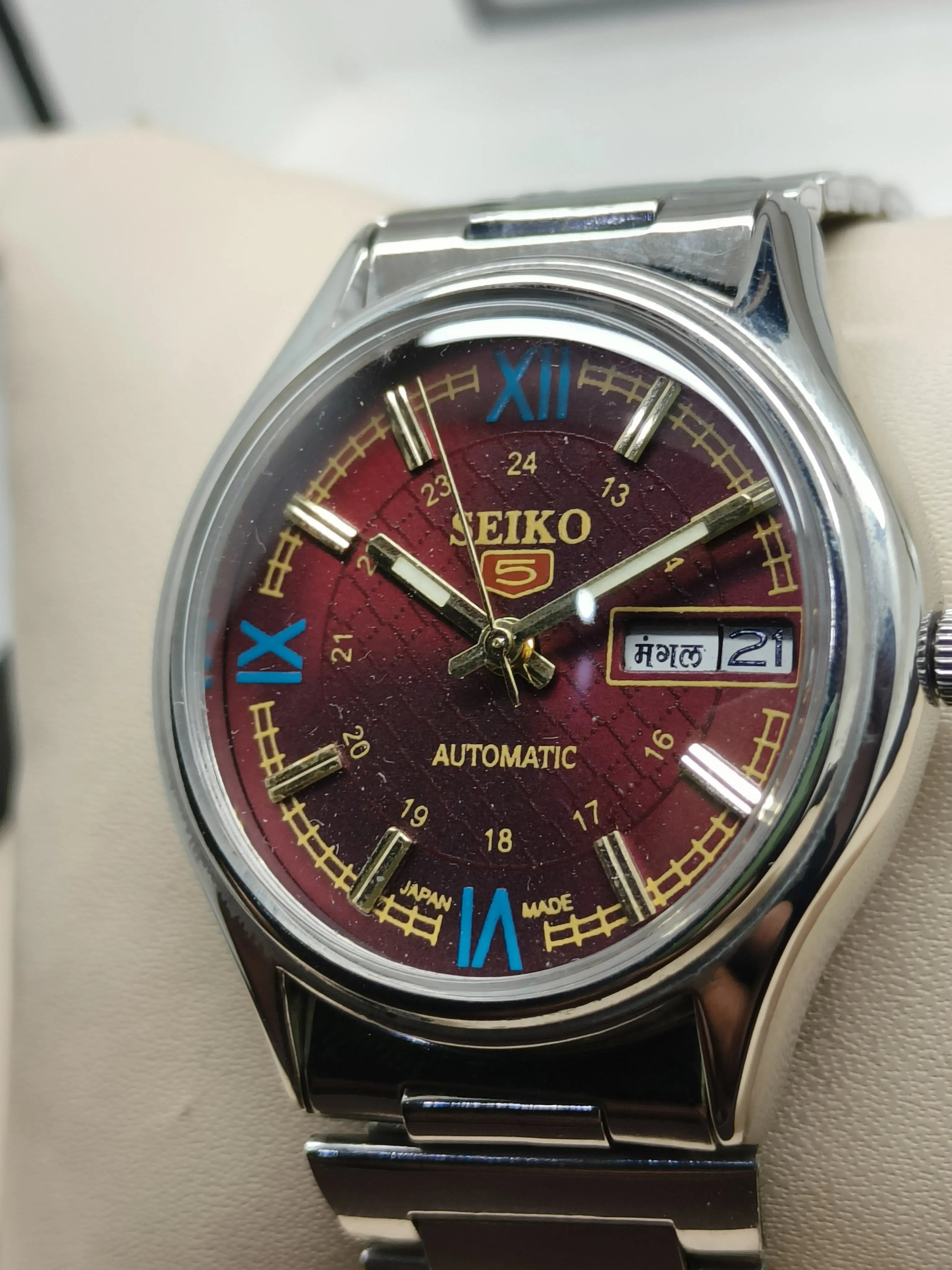 Seiko 5 Vintage Leather Strap Included – Restored Gear National Watches