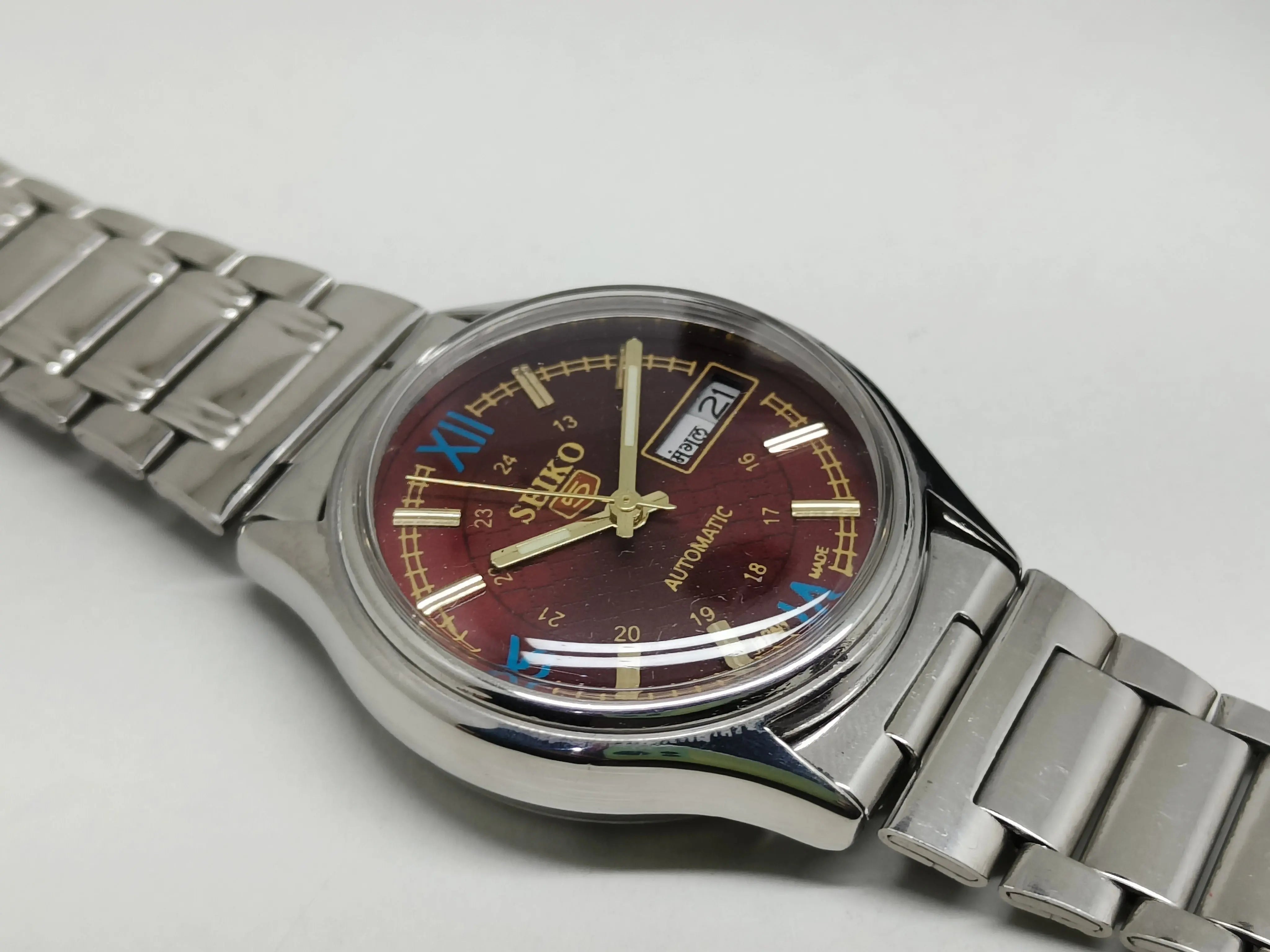 Seiko 5 Vintage Leather Strap Included – Restored Gear National Watches