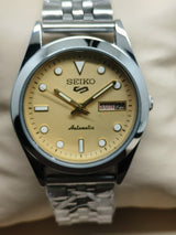 Seiko 5 Vintage Automatic – Rare Gold Trim