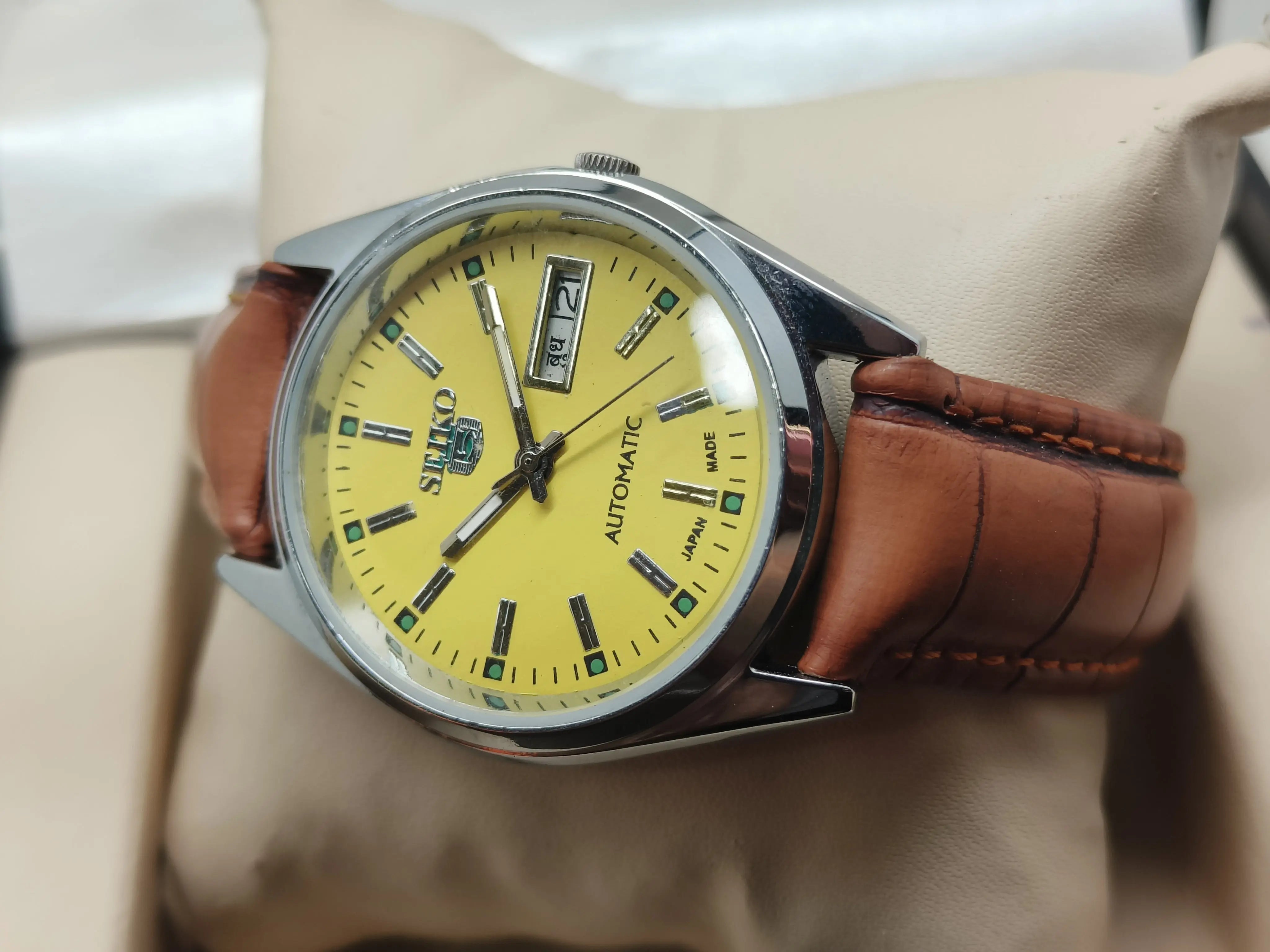 Authentic Seiko 5 Vintage – Refurbished Mechanical Watch National Watches