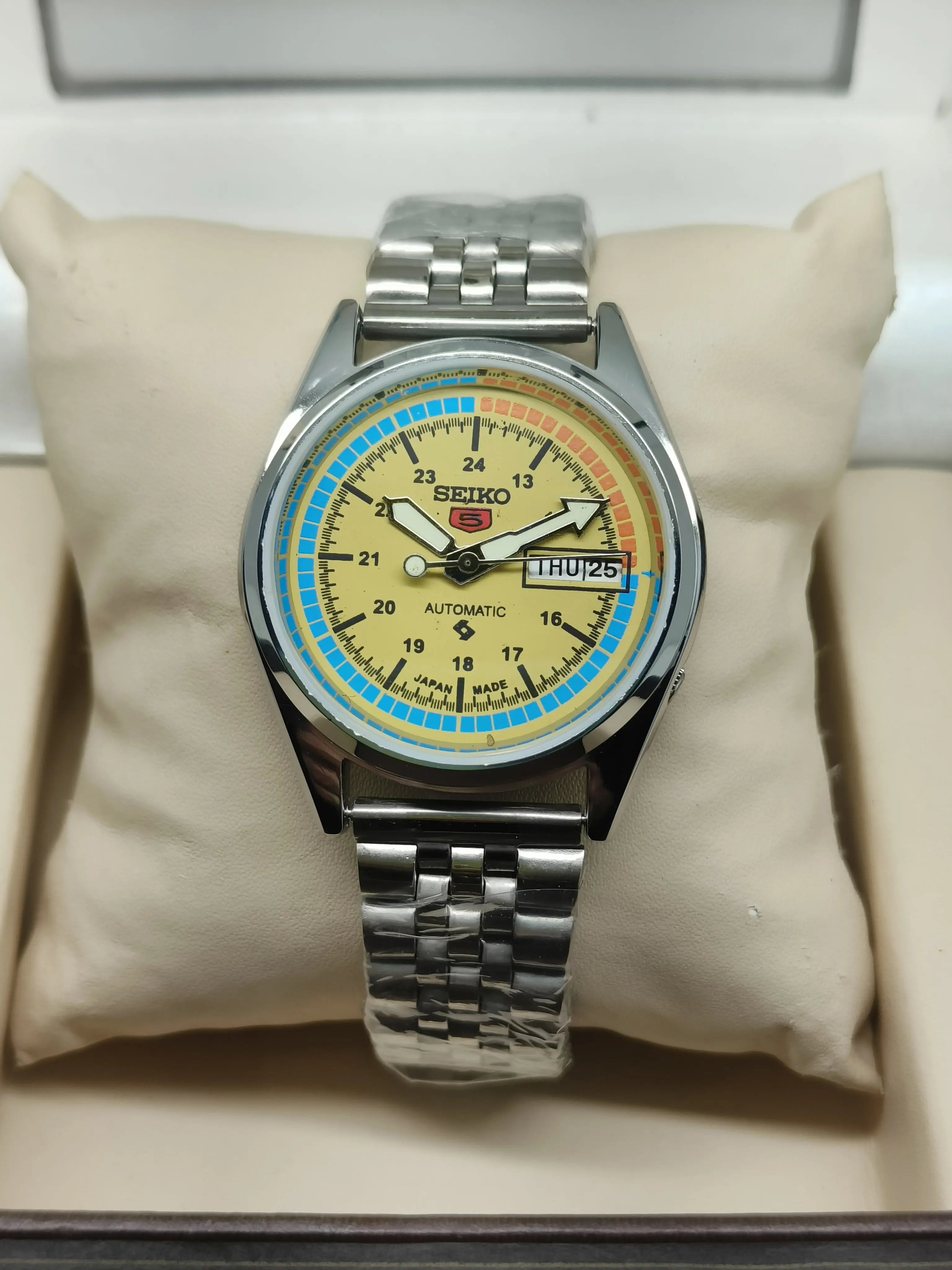 Seiko 5 Vintage Pilot Crown – Restored Heritage Piece National Watches