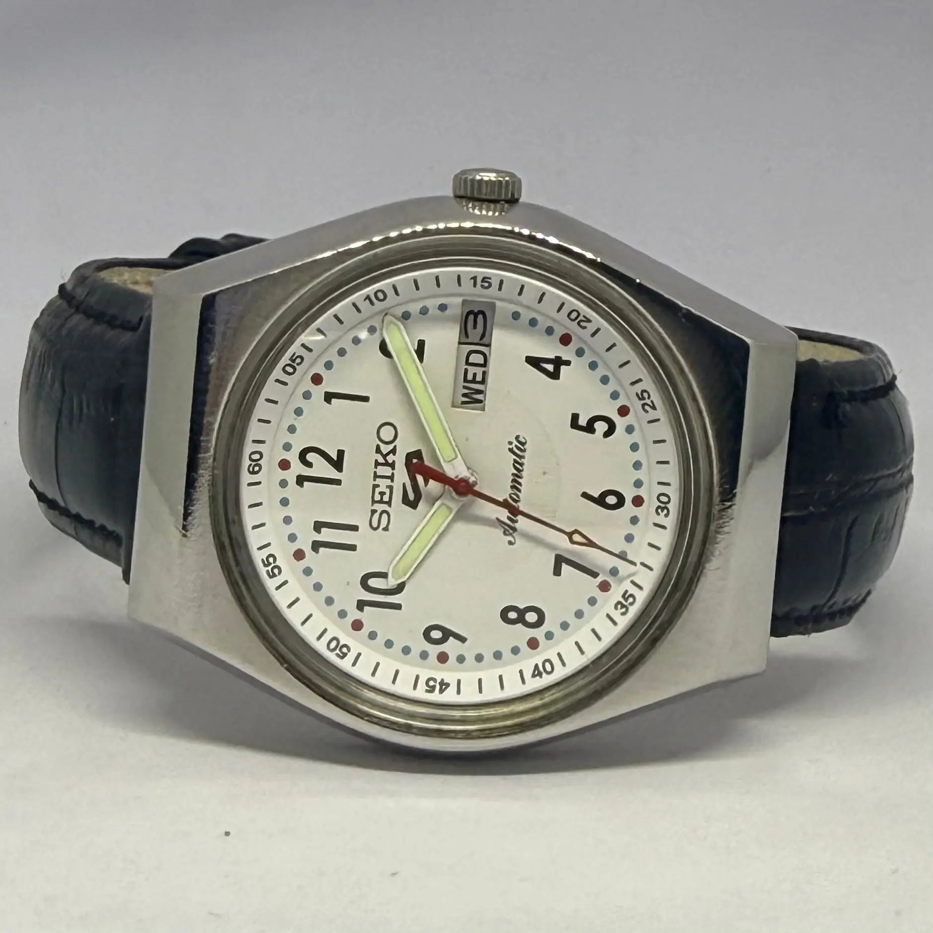 Seiko 5 Automatic Vintage Watch | Refurbished Japan Movement | Classic Men’s Wristwatch National Watches