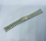 Seiko 5 Jubilee Bracelet 18mm – Stainless Steel with Original Seiko Logo Print | Vintage Replacement Strap National Watches
