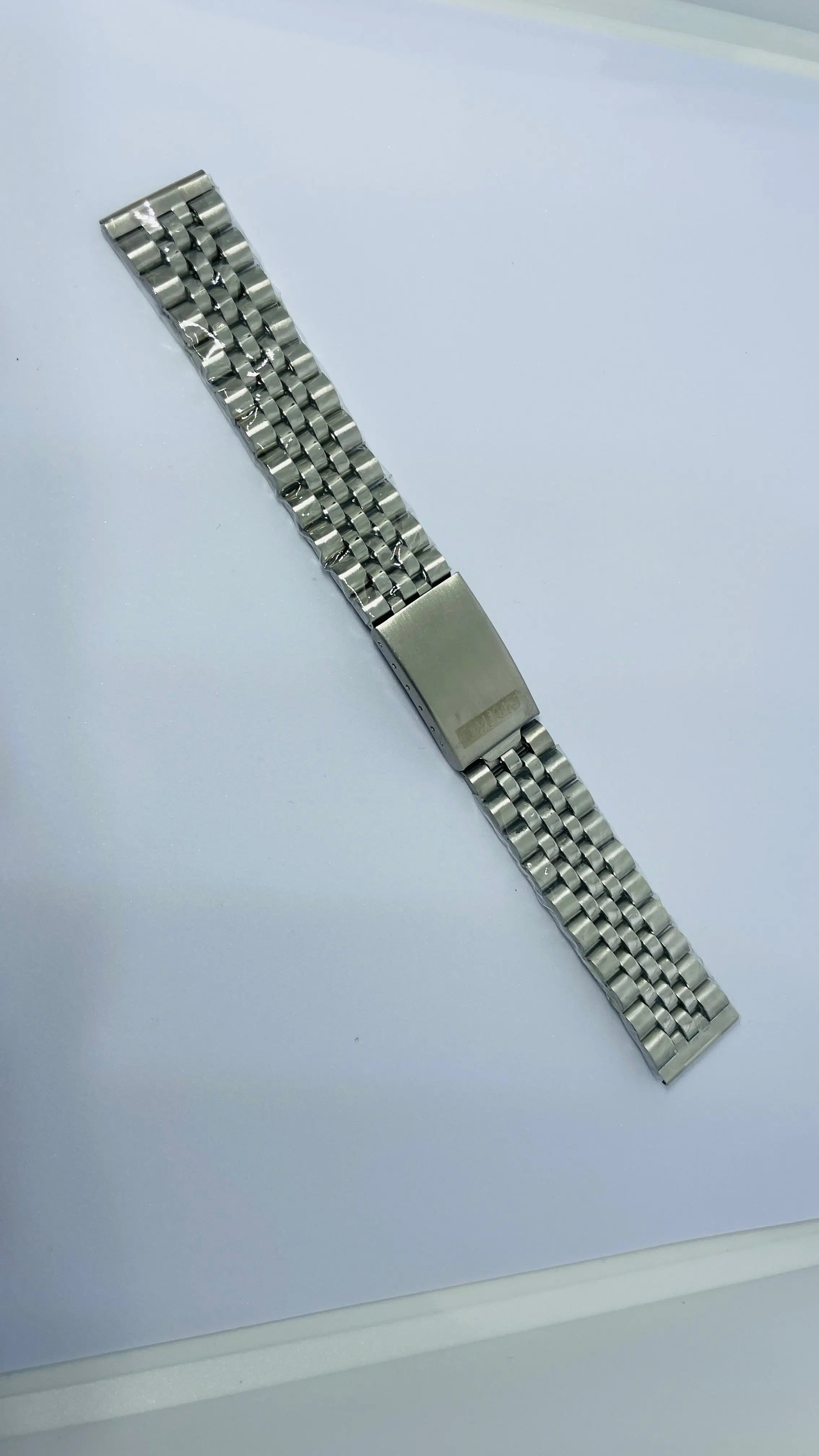 Seiko 5 Jubilee Bracelet 18mm – Stainless Steel with Original Seiko Logo Print | Vintage Replacement Strap National Watches