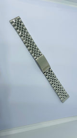 Seiko 5 Jubilee Bracelet 18mm – Stainless Steel with Original Seiko Logo Print | Vintage Replacement Strap