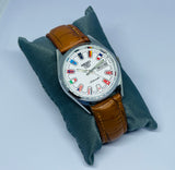 VINTAGE REFURBISHED SEIKO 5 AUTOMATIC JAPAN MENS DAY DATE WATCH