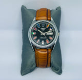 VINTAGE REFURBISHED SEIKO 5 AUTOMATIC JAPAN MENS DAY DATE WATCH