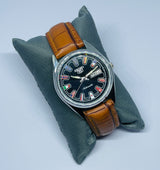 VINTAGE REFURBISHED SEIKO 5 AUTOMATIC JAPAN MENS DAY DATE WATCH