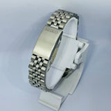 Seiko 5 Jubilee Bracelet 18mm – Stainless Steel with Original Seiko Logo Print | Vintage Replacement Strap National Watches