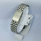 Seiko 5 Jubilee Bracelet 18mm – Stainless Steel with Original Seiko Logo Print | Vintage Replacement Strap